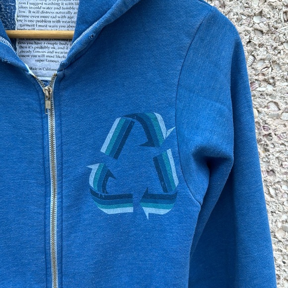 ❣️HOST PICK❣️Aviator Nation Rare Recycle Hoodie in Ocean - Picture 2 of 5